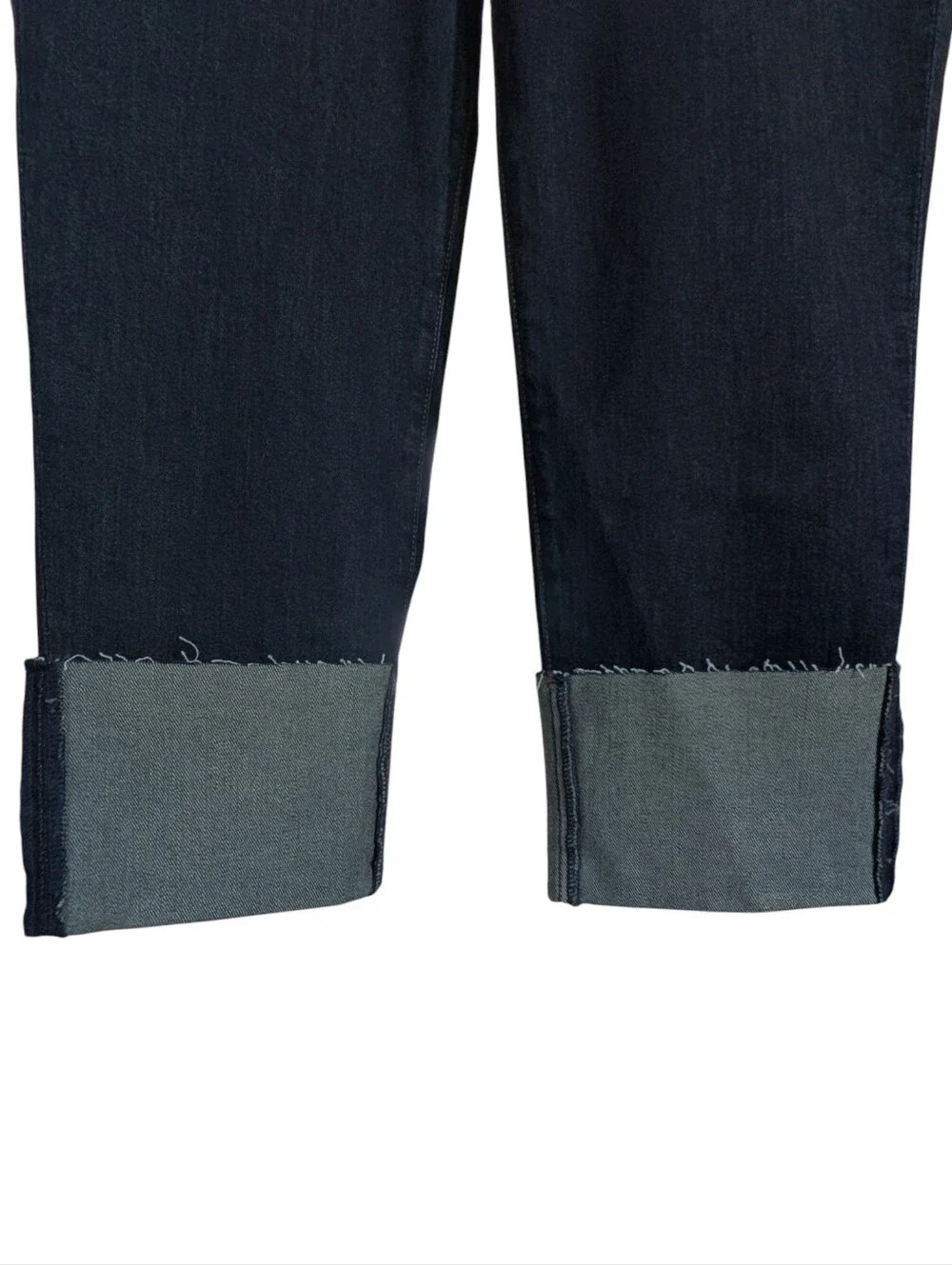 KUT From The Kloth Reese High Rise Crop Straight Leg Jeans NWT Dark Wash Size 6 - Picture 4 of 12